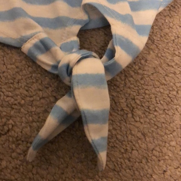 Blue and white strip summer shirt - Picture 4 of 5